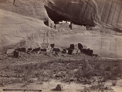 Ruinas de Cliff Dwellings, Canyon de Chelly,1879-1881 (foto) de John K. Hillers