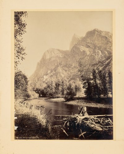 Sentinel Rock, Kings River, California de John K. Hillers