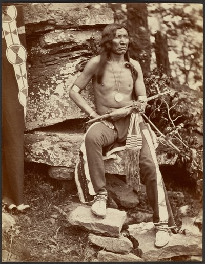 Yellow Bear, de la nación Muscogee en Okmulgee de John K. Hillers