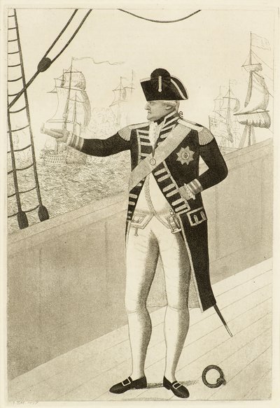 Almirante Duncan en la cubierta de popa de John Kay