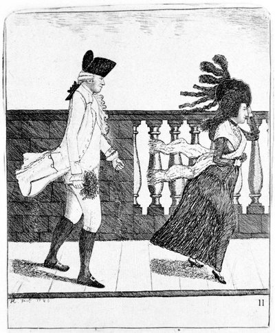 James Graham, curandero escocés, 1795 de John Kay