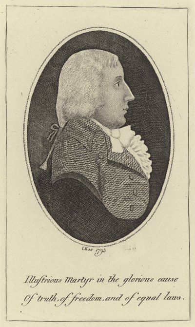 Retrato de Thomas Muir de John Kay