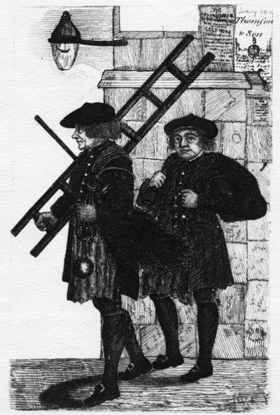 Los hombres de la Ciudad Tron, ilustración de 