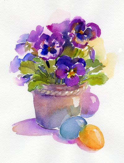 Pensamientos con huevos de Pascua de John Keeling