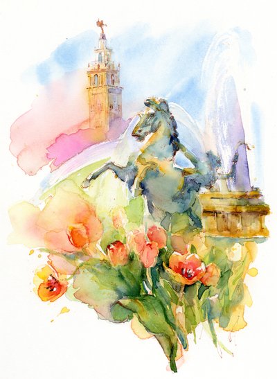 Plaza primavera de John Keeling