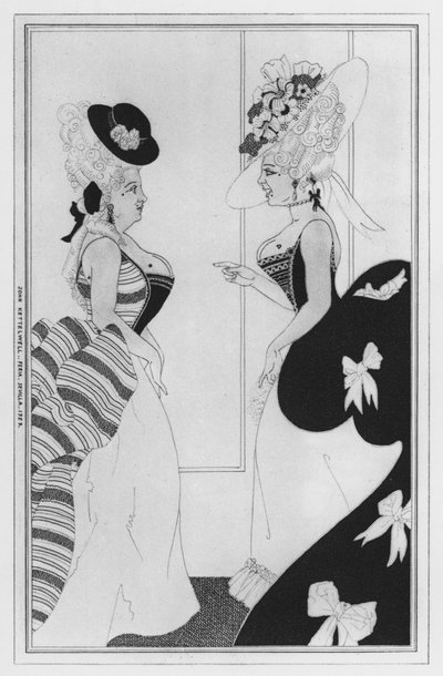Ilustración para Amor por Amor de William Congreve de John Kettelwell
