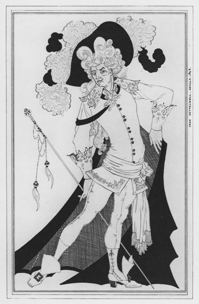 Ilustración para El Camino del Mundo de William Congreve (litografía) de John Kettelwell