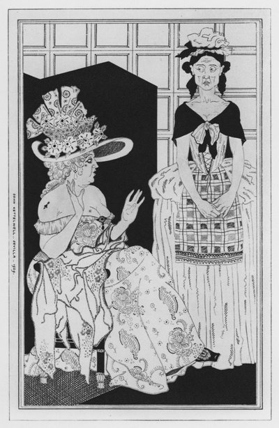 Ilustración para El Camino del Mundo de William Congreve de John Kettelwell