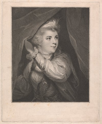 Sra. Abington como "Roxana de John Keyse Sherwin