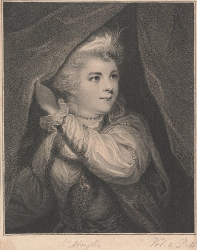 La Sra. Frances Abington (de soltera Barton) como Roxalana en "El Sultán" de John Keyse Sherwin