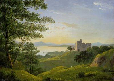 Atardecer en las Tierras Altas Occidentales, c.1820 de John Knox