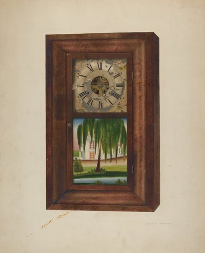 Reloj pintado, 1940 de John Koehl
