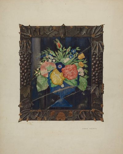 Naturaleza muerta con papel de aluminio y marco, c. 1941 de John Koehl