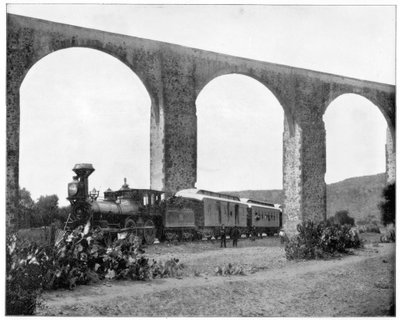 Acueducto cerca de Querétaro, México, finales del siglo XIX de John L. Stoddard