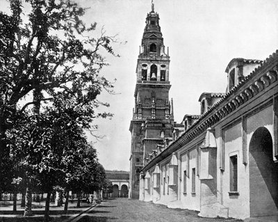 Patio de los Naranjos y Mezquita, Córdoba, España, 1893 de John L. Stoddard