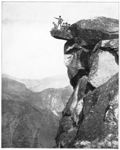 Glacier Point, Valle de Yosemite, California, EE.UU., finales del siglo XIX de John L. Stoddard