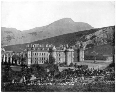 Palacio de Holyrood, Edimburgo, Escocia, finales del siglo XIX de John L. Stoddard
