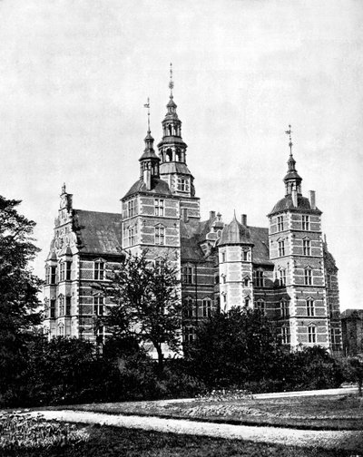 Palacio de Rosenborg, Copenhague, Dinamarca, 1893 de John L. Stoddard