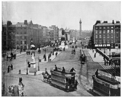 Calle Sackville, Dublín, finales del siglo XIX de John L. Stoddard