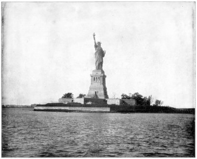 Estatua de la Libertad, Puerto de Nueva York, finales del siglo XIX de John L. Stoddard