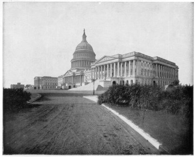 El Capitolio, Washington DC, finales del siglo XIX de John L. Stoddard