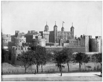 La Torre de Londres, Inglaterra, finales del siglo XIX de John L. Stoddard