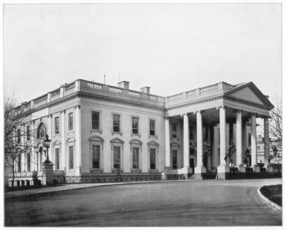 La Casa Blanca, Washington DC, finales del siglo XIX de John L. Stoddard