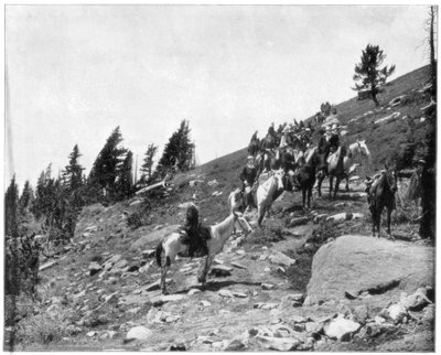 Windy Point, Pikes Peak, Colorado, finales del siglo XIX de John L. Stoddard