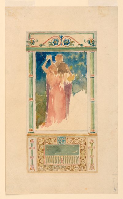 Diseño para una ventana conmemorativa de John La Farge
