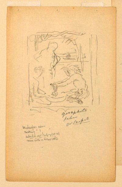 Hombres de Mataafa Haciendo de John La Farge