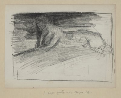 Estudios para Emerson de John La Farge