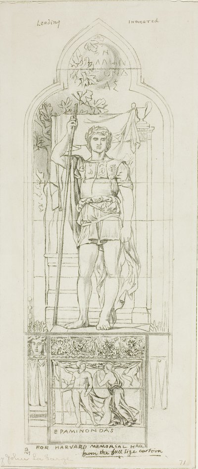 Estudio para una Vidriera de John La Farge