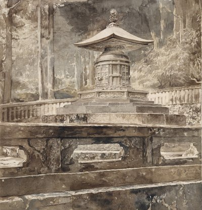 La tumba de Iyeyasu Tokugawa, 1888 de John La Farge