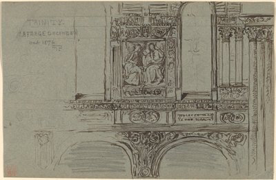 Iglesia de la Trinidad, Boston (nave) - Estudio de Mural de John La Farge