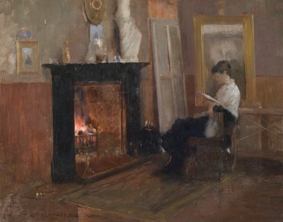 Un día tranquilo en el estudio de John Lavery