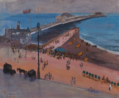 Brighton desde el Royal Albion de John Lavery