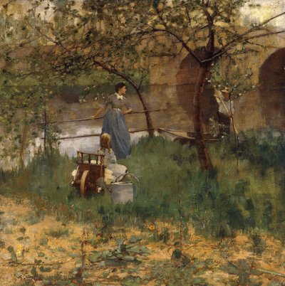 En el Loing de John Lavery