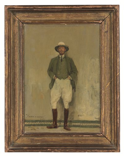 Retrato de Walter B. Harris, c. 1907 (óleo sobre lienzo) de John Lavery
