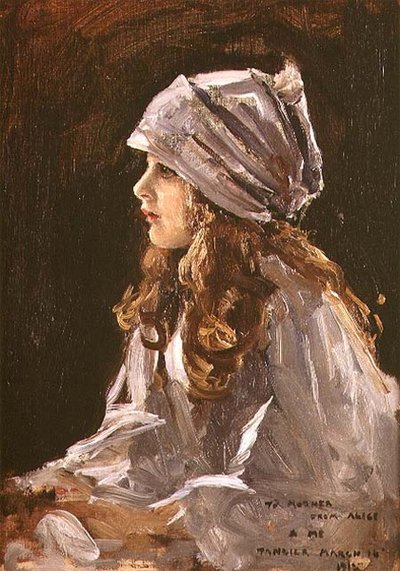 Retrato de la Hija del Artista, Alice de John Lavery