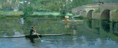 El puente en Grez, 1883 de John Lavery