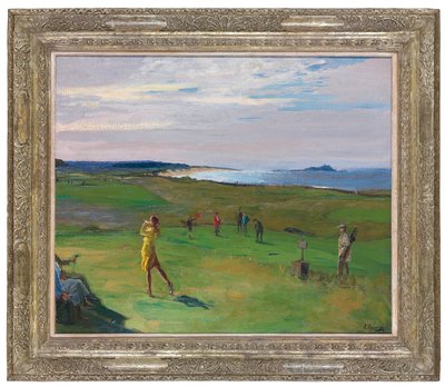 El Campo de Golf, North Berwick de John Lavery