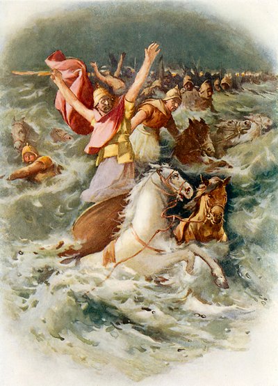 Los egipcios perecen en el Mar Rojo de John Lawson