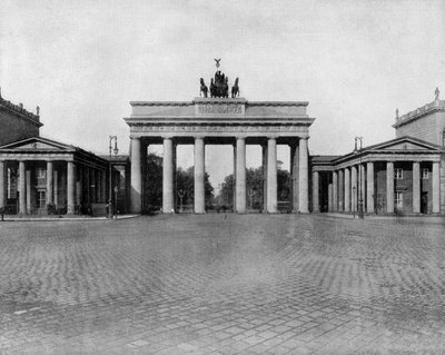 Puerta de Brandeburgo en Berlín, Alemania de John Lawson Stoddard