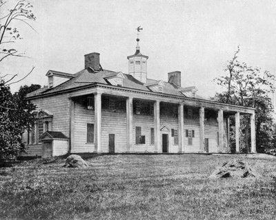 Casa de George Washington en Mount Vernon, Virginia, EE.UU. de John Lawson Stoddard