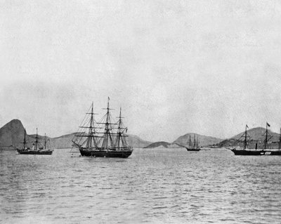 Puerto de Río de Janeiro en Brasil de John Lawson Stoddard