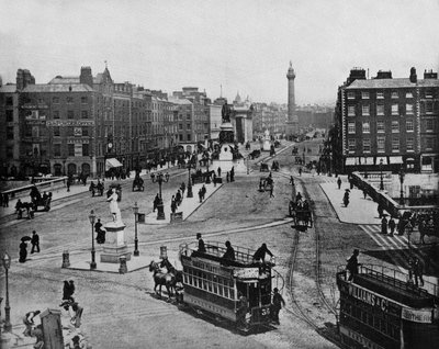 Calle Sackville en Dublín, Irlanda, c. 1900 de John Lawson Stoddard