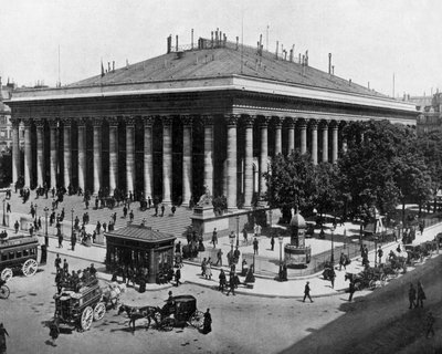 Bolsa de valores en París, c. 1900 de John Lawson Stoddard