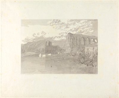 Abadía de Santa Ágata, Easby de John Le Keux