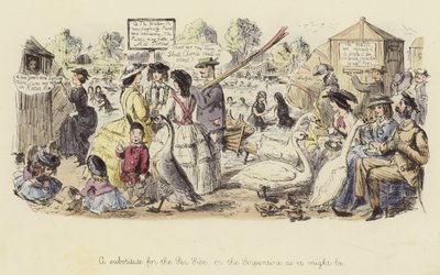 Un sustituto para el mar, o el Serpentine como podría ser de John Leech