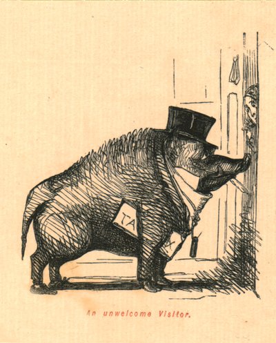 Un visitante no deseado de John Leech